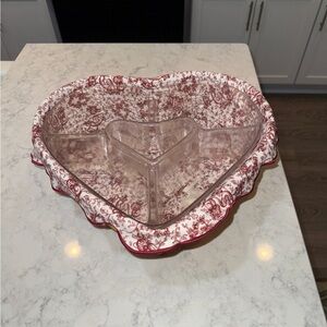 Longaberger Large Sweetheart Basket Combo